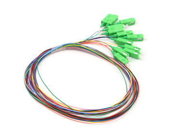 12 treccia ottica della fibra di singolo modo del connettore dello Sc/APC di colori 0.9mm
