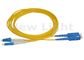 Cavo di toppa a fibra ottica della fibra dello Sc LC del duplex 2.0mm di singolo modo dei cavi di saltatore di CATV 3M