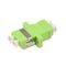 Adattatore a fibra ottica di plastica LC a colore verde di LC millimetro OM5 con la manica ceramica