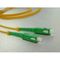 Sc a fibra ottica giallo di verde dello Sc lc del cavo di toppa di FTTH 5M modo del cavo di LC 2,0 al singolo