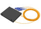 SpA a forma di scatola dell'ampio di lunghezza d'onda ABS a fibra ottica del separatore 1x2 con il connettore PC/dello Sc