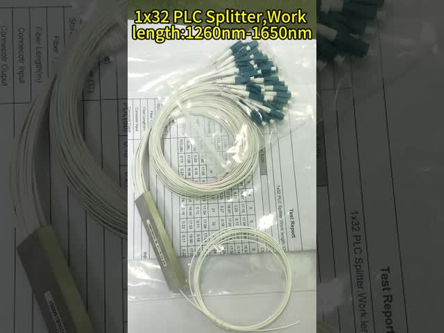comprare 1x8 Splitter per fibre ottiche con connettore SC/APC e tubo in acciaio inossidabile per applicazioni FTTH online manufacture