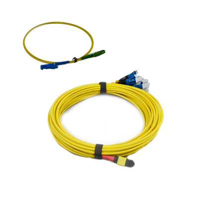 Millimetro MPO al cavo di sblocco della fibra del cavo a fibre ottiche di LC compatibile con Huawei QSFP