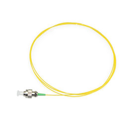 Cavo di toppa a fibra ottica giallo di colore FC, trecce della fibra di singolo modo del diametro di 0.9MM