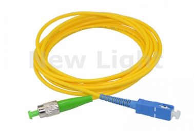 Il cavo a fibre ottiche di FC APC/Sc IL UPC 3m, toppa della fibra del singolo modo cabla per le reti