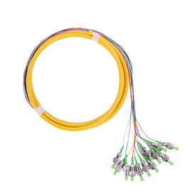La treccia a fibra ottica gialla ha limitato la perdita di inserzione di DB della st l'APC 0,3 della metropolitana