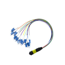 12 il cavo a fibre ottiche del cavo Om2 del connettore MPO MTP della fibra collega la cassetta della fibra di Mpo