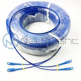 Cavo di toppa pungente anti ratto della fibra ottica del PVC 50M di singolo modo G652D