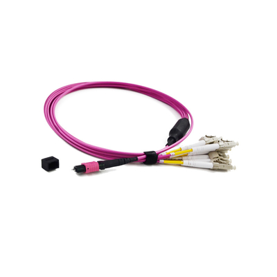 comprare Polarità mista del cavo del tronco di OM3 3.0mm MPO un maschio a perdita di inserzione bassa maschio online manufacture
