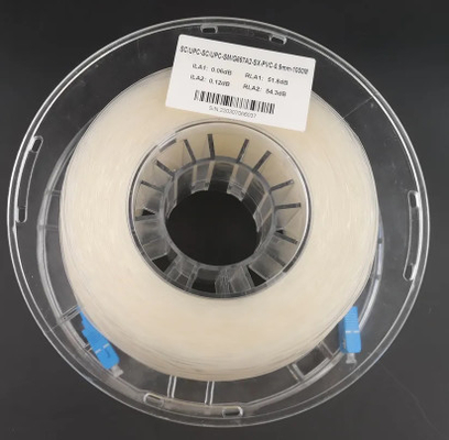 comprare Corde di patch di fibra a 2 fibre multimoda durevoli lunghezza del cavo 300m connettore E2000 online manufacture