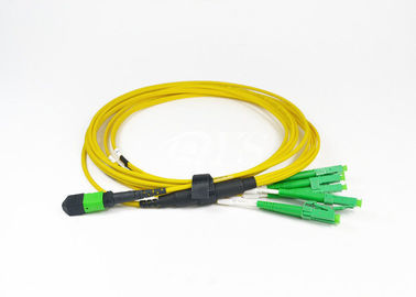 comprare Fibra ottica verde MPO del centro del cavo 8 di MPO MTP al cavo del tronco della toppa di LC per CATV online manufacture
