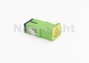 comprare Adattatore a fibra ottica dello Sc di colore verde FTTH con la copertura antipolvere provvista di cardini ROSH approvata online manufacture