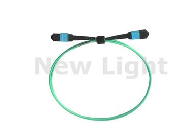 comprare 0,5 misuri 12 il centro con un contatore cavo OM2/OM3/OM4 di colore verde del cavo di toppa MTP/di MPO online manufacture