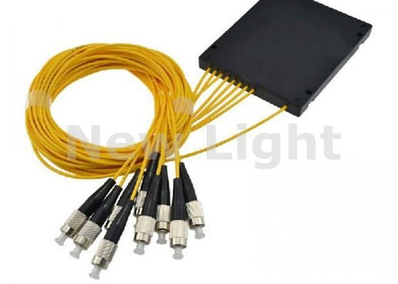 comprare 1x8 PLC Fiber Optic Splitter Single Mode con connettore FC UPC per reti FTTH e PON online manufacture