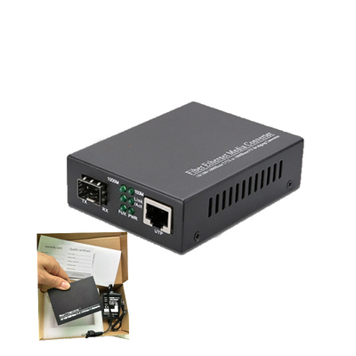 comprare Trasferimento sicuro 10/100/1000M Fibra ottica media converter Interfaccia LC con Tx1550nm Descrizione online manufacture