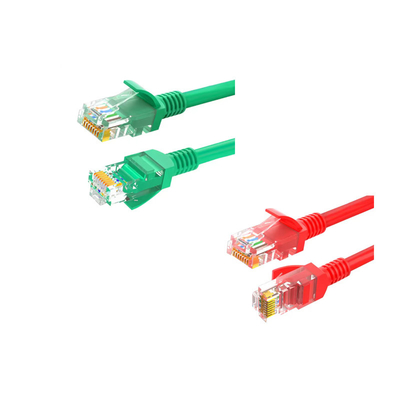 comprare Corde di patch Ethernet veloci UL certificato Cat6a rame nudo 24AWG*2*4P 7/0.20mm 100% testato online manufacture
