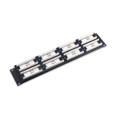 comprare Pannello patch Ethernet RJ45 a 24 porte schermato certificato RoHS con gestione cavi online manufacture