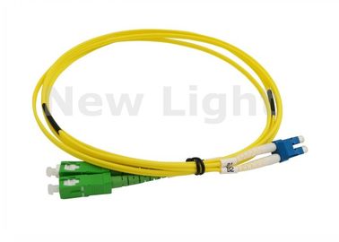comprare Cavo a fibre ottiche basso dello Sc LC di perdita di inserzione, cavo di toppa della fibra di 3m per CATV online manufacture