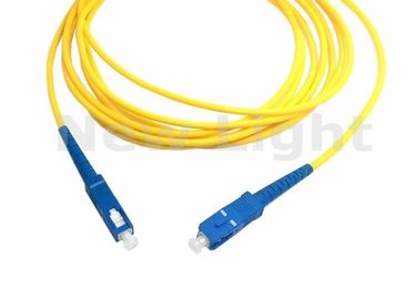 comprare Uno Sc dei 3 tester al cavo di toppa della fibra dello Sc, saltatori semplici della fibra di singolo modo per la rete online manufacture