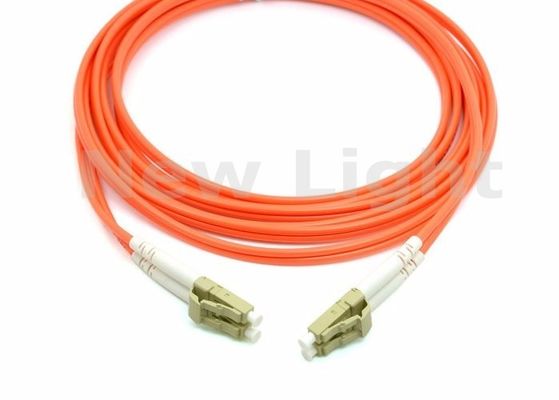 comprare Cavo patch in fibra ottica duplex LC LC multimodo da 2,0 mm di diametro arancione per rete online manufacture