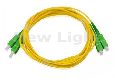 comprare Cavo di toppa dello Sc APC di FTTH, cavo a fibre ottiche del duplex di singolo modo 3.0mm/di 2.0mm online manufacture