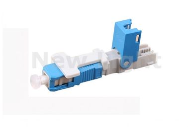 comprare Il connettore rapido blu dell'Assemblea dello Sc UPC ha coperto il cavo per le strutture di distribuzione online manufacture