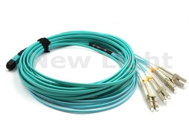comprare 3 cavo a fibre ottiche misto del filo del cavo OM3 8 del tester MPO MTP per il modulo SR/di QSFP online manufacture