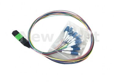 comprare Un cablaggio MPO dei 12 centri al cavo di LC, MP SX 0.9mm 50 cavo di uscita di cm di lunghezza MPO online manufacture