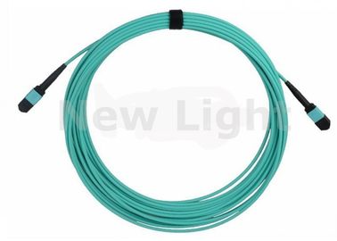 comprare 10 metri 12 svuotano il cavo a fibre ottiche misto, cavo di toppa verde della fibra 10G OM3 online manufacture