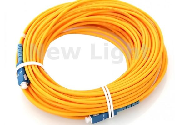 comprare 100 metri di lunghezza SC-SC Fiber Jumper con fibra monouso e UPC Polish per la trasmissione dati ad alta velocità online manufacture