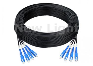 comprare Duplex monomodale del cavo a fibre ottiche di singolo modo dei 4 centri, cavo a fibre ottiche dello Sc di 100M G657A online manufacture
