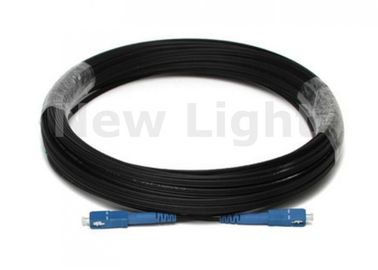 comprare 10m cavo di toppa semplice della fibra dello Sc MP, cavo a fibre ottiche nero di colore FTTH online manufacture