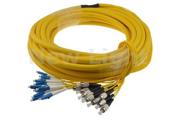 comprare Cavo patch in fibra ottica monomodale a 12 fibre per interni con connettori LC FC e buona durata per applicazioni FTTH online manufacture