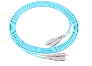 comprare Cavo di toppa della fibra dello Sc dello Sc di applicazioni di FTTX, cavo duplex di singolo modo OM3 online manufacture