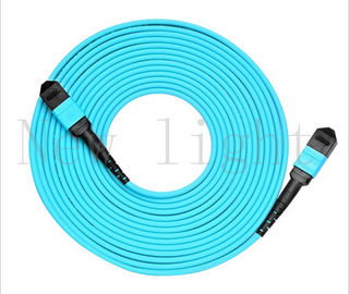 comprare Colore blu MPO - modo di fibra ottica del PVC/LSZH del cavo di toppa del cavo a fibre ottiche di MPO multi online manufacture
