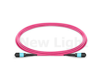 comprare il centro OM4 12 MPO/MTP femminili - cavo di fibra ottica di 5M del magenta del cavo di toppa di MPO LSZH 3,0 online manufacture