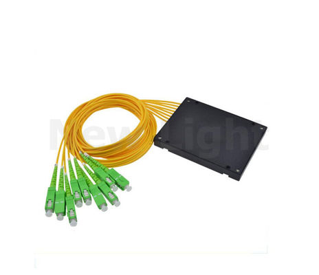 comprare 1:2 / 4 / 6 / 8 / 16 / 32 SC APC Splitter in fibra ottica monomodale PLC per reti FTTH e PON online manufacture