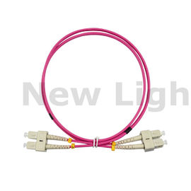 comprare 3 metri di Sc - duplex misto del cavo di toppa del cavo a fibre ottiche dello Sc con il cavo della clip OM4 online manufacture