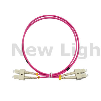 comprare 3 metri SC-SC OM4 Duplex Fiber Optic Patch Cord con clip per trasmissione dati ad alta velocità online manufacture