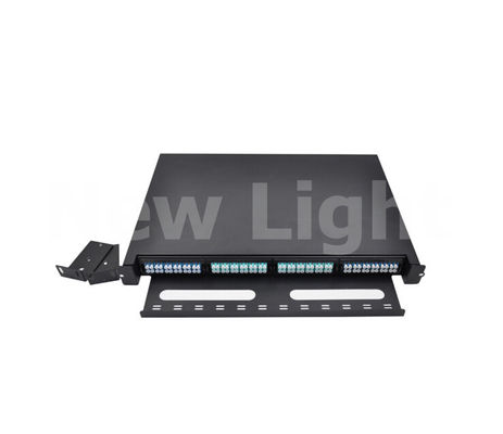 comprare Box di distribuzione in fibra ottica da 96 core in acciaio inossidabile da 19 pollici per reti FTTH con cassetta MPO online manufacture