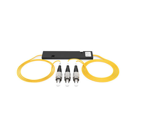 comprare 1 X 2 FC/UPC PLC Fiber Optic Splitter con bassa perdita di inserimento per applicazioni di terminal box online manufacture