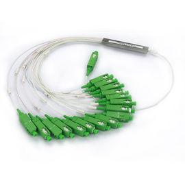 comprare Singolo modi 1 x 16/32 connettori del mini separatore a fibra ottica inossidabile dello Sc APC online manufacture