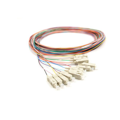 comprare 12 Colori Multi-Modal Pigtail in Fibra Ottica con Diametro 0.9mm per Comunicazioni Dati online manufacture