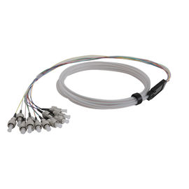 comprare Trecce della fibra di singolo modo dei connettori da 0,9 millimetri perdita di inserzione bassa della metropolitana bianca da 1 m. online manufacture