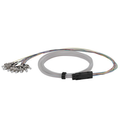 comprare 0.9mm 12 Fibre Monomodale Pigtail con Connettore ST e Guaina in PVC online manufacture