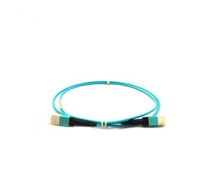 comprare 10 Ft di MPO MTP del cavo di toppa di tipo fibre del cavo del centro di B 8 per QSFP + ricetrasmettitori online manufacture
