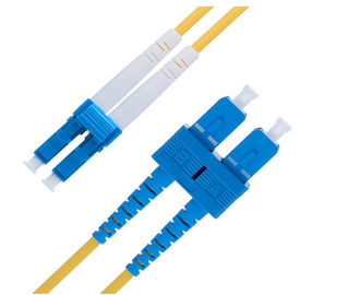 comprare Duplex 9 Ft di LC al cavo della toppa della fibra di singolo modo dello Sc una serie di 2,0 millimetri OS1 online manufacture
