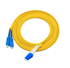 comprare 3 metri di LC all'installazione facile del rivestimento giallo dei saltatori della fibra di singolo modo dello Sc online manufacture