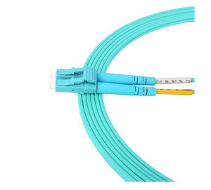 comprare Diametro materiale di fibra ottica del rivestimento 3.0mm del cavo di toppa del multi duplex di modo OM3 LSZH online manufacture