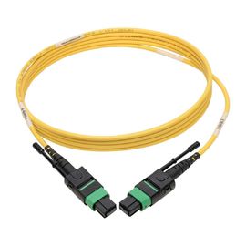 comprare la fibra 12 che tira il tipo toppa femminile della fibra del singolo modo APC di MPO MTP cabla per QSFP 40/100 GB online manufacture